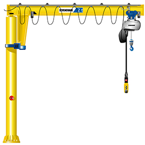 BZD type pillar jib crane