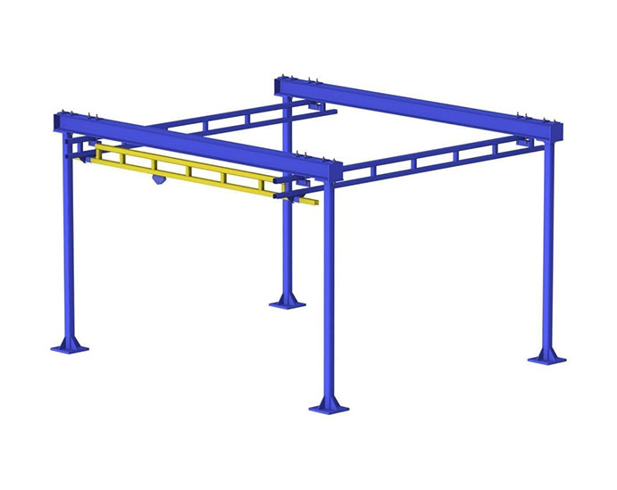 250kg Freestanding Workstation Bridge Cranes