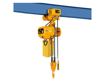 HHBB-HOIST RANTAI LISTRIK DENGAN TROLI BERMOTOR