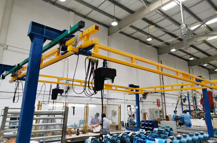 Overheadkran i aluminiumslegering