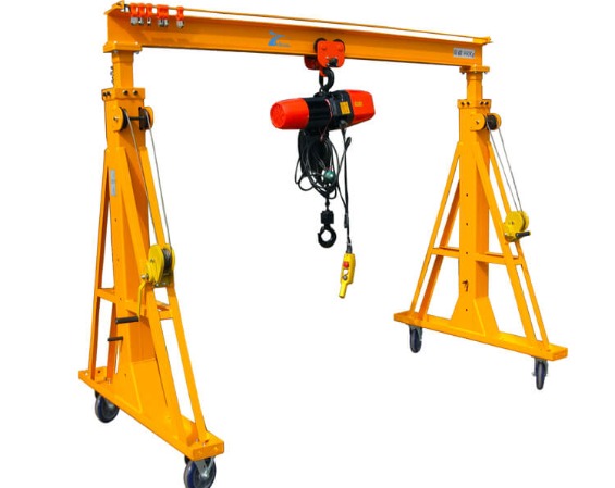 A frame gantry crane steel portable gantry hoist