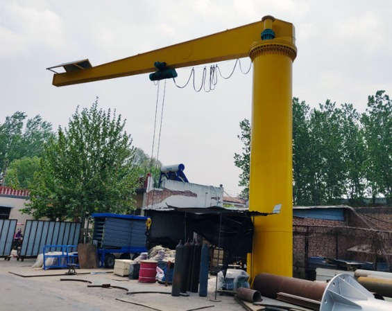 Pilar Lantai Bengkel Jib Crane 5 Ton