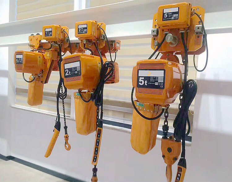 Kapasitas beban hoist yang berbeda