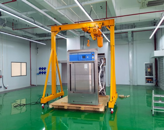 Derek gantry seluler portabel 500 kg – 20 ton