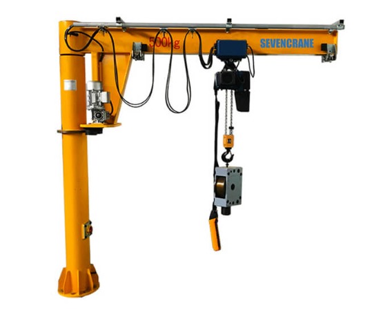 Produsen jib crane 500kg yang diperbaiki di lantai