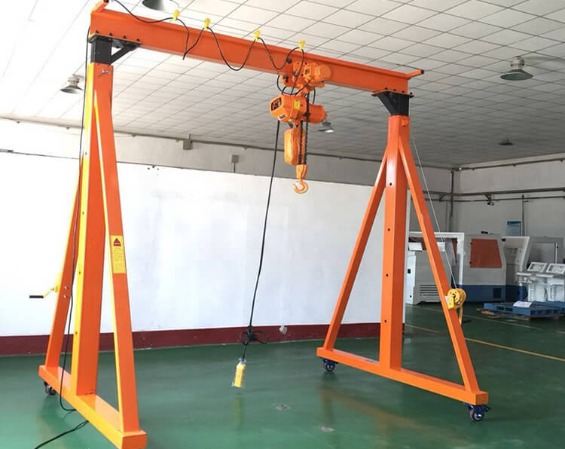 A Frame Crane Steel Portable Gantry Crane 5 Ton