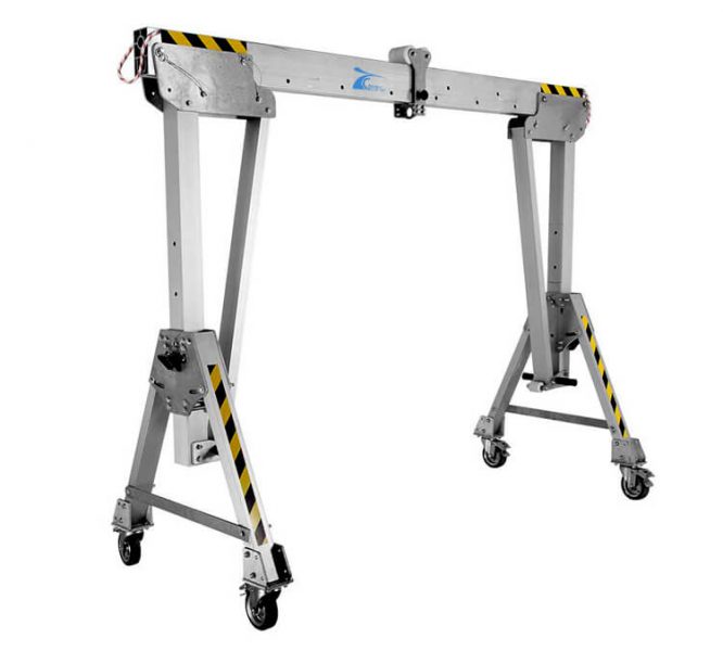 Folding Aluminum Gantry Crane To Singapore SEVENCRANEHenan Seven