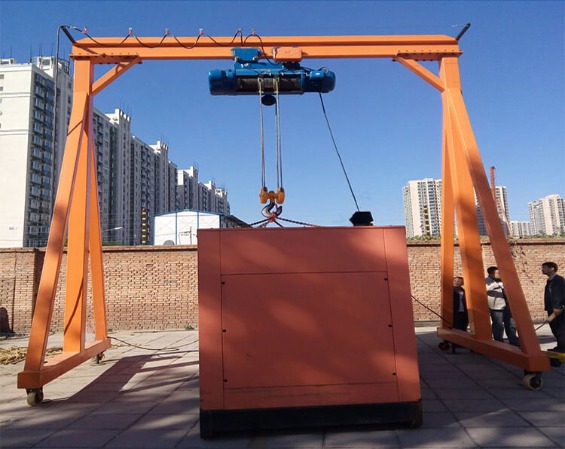 0.5t-10 ton portable gantry crane small gantry frame