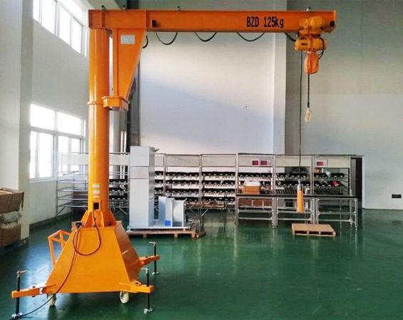 Advantage of BZY Portable Mobile Jib Crane