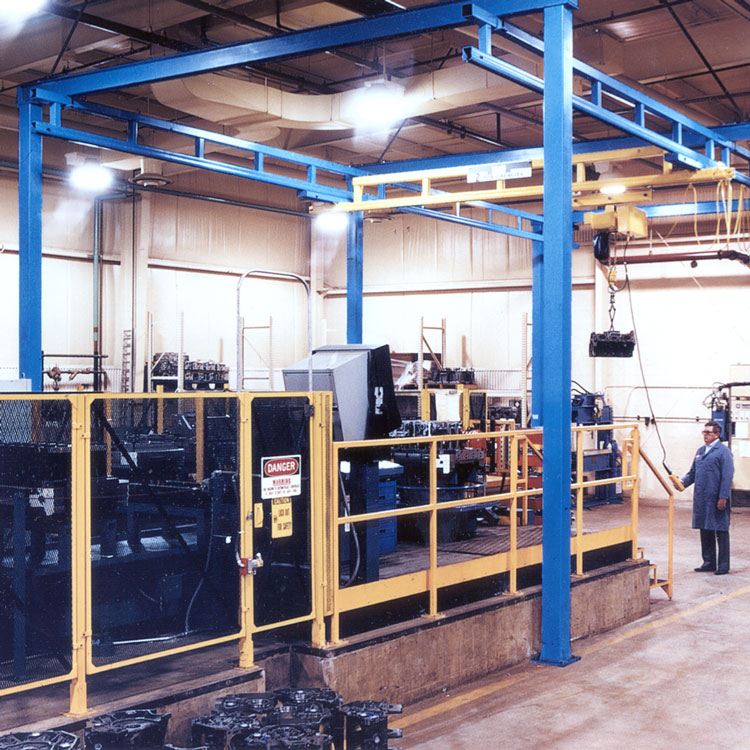 Headerless Workstation Bridge Cranes Hot Sale