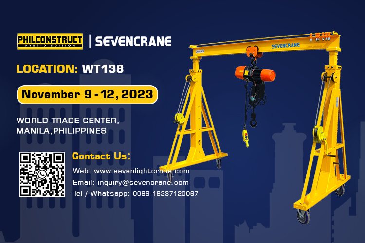 SEVENCRANE Will Participate in the PHILCONSTRUCT Expo 2023