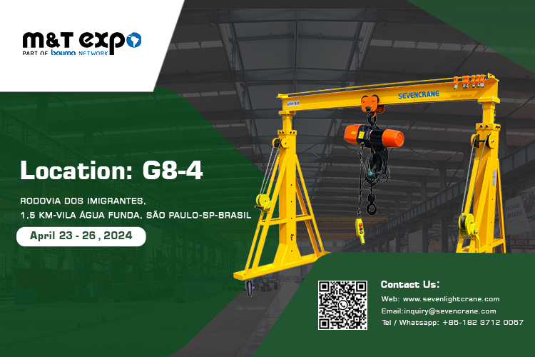 SEVENCRANE Will Attend The M&T EXPO 2024 Exhibition in Brazil