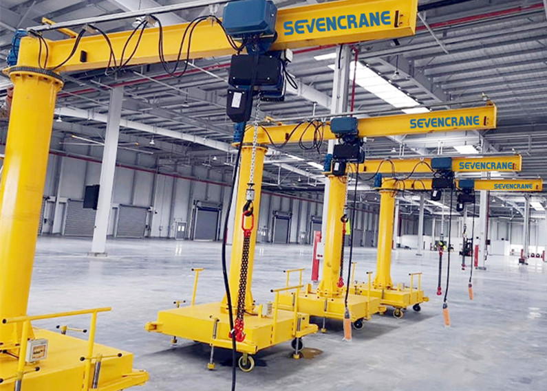 Advantages of Mobile Jib Cranes and How to Use Them