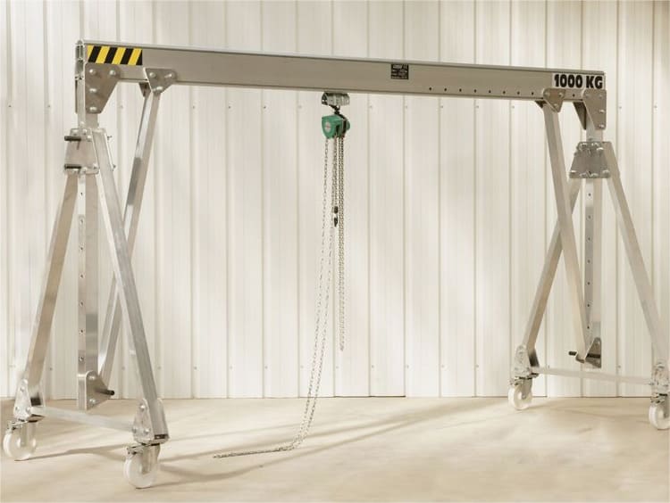 1 Ton Lightweight Small Portable Aluminum Gantry Crane