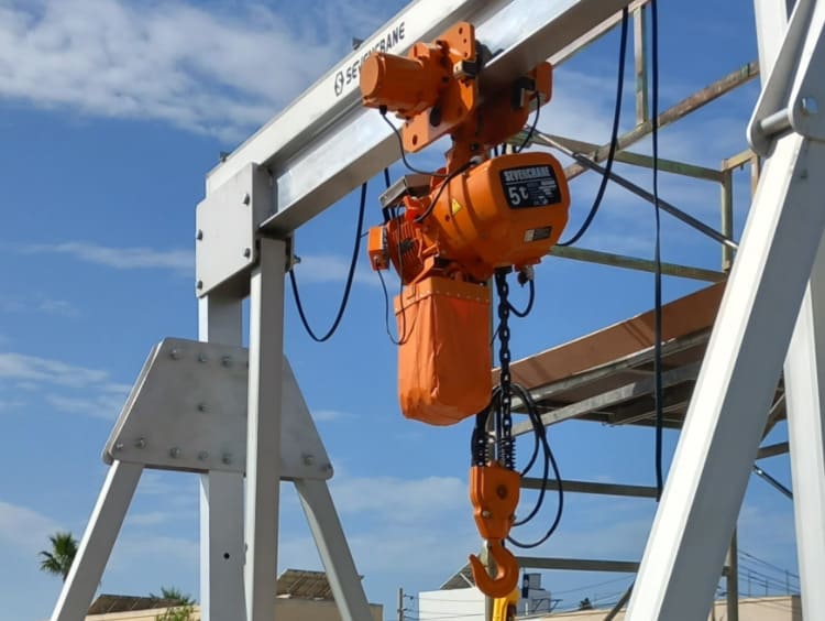 Caso di transazione del paranco elettrico a catena di tipo europeo del Qatar